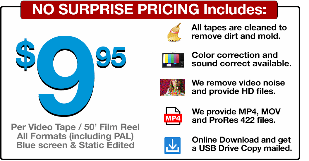 Video Tape Price with features